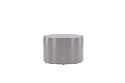 Lissabon Sofatisch aus Aluminium in Silber/Grau