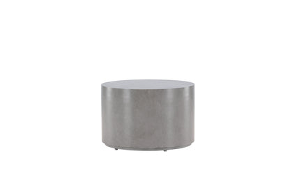 Lissabon Sofatisch aus Aluminium in Silber/Grau