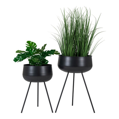 Adriana Blumentopf, Metall, 2er Set