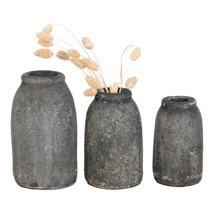 Velas Vase, Terrakotta, 3er Set